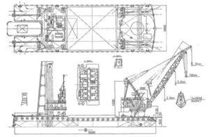 Revolving Dredge / Floating Crane